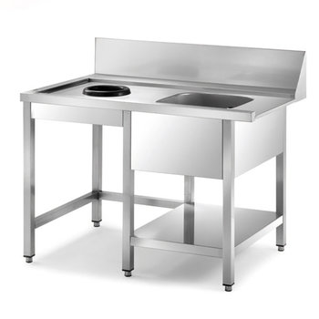 Стол предмоечный для купольных посудомоечных машин и конвейерной посудомоечной машины ST-1400